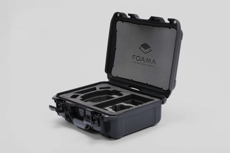 Foama Black / Black Foama DJI Mini 3 Pro & DJI Mini 4 Pro Waterproof Hard Carry-On Case