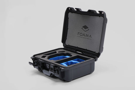 Foama Black / Blue Foama DJI Mini 3 Pro & DJI Mini 4 Pro Waterproof Hard Carry-On Case