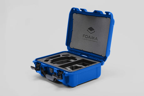 Foama Blue / Black Foama DJI Mini 3 Pro & DJI Mini 4 Pro Waterproof Hard Carry-On Case