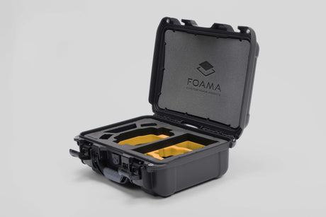 Foama Graphite / Yellow Foama DJI Mini 3 Pro & DJI Mini 4 Pro Waterproof Hard Carry-On Case