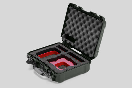 Foama Olive / Red DJI Neo Fly More Combo - All-Weather Carry-on Case with Stylish Custom Foam Insert