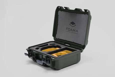 Foama Olive / Yellow Foama DJI Mini 3 Pro & DJI Mini 4 Pro Waterproof Hard Carry-On Case