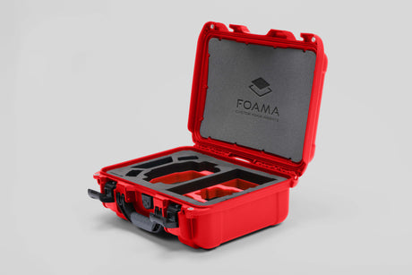 Foama Red / Red Foama DJI Mini 3 Pro & DJI Mini 4 Pro Waterproof Hard Carry-On Case