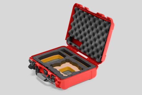 Foama Red / Yellow DJI Neo Fly More Combo - All-Weather Carry-on Case with Stylish Custom Foam Insert