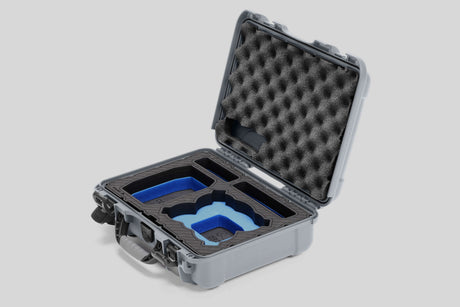 Foama Silver / Blue DJI Neo Fly More Combo - All-Weather Carry-on Case with Stylish Custom Foam Insert