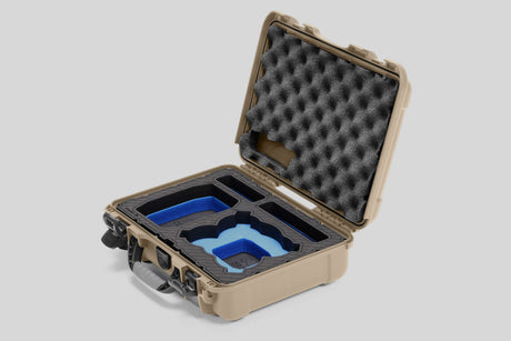 Foama Tan / Blue DJI Neo Fly More Combo - All-Weather Carry-on Case with Stylish Custom Foam Insert