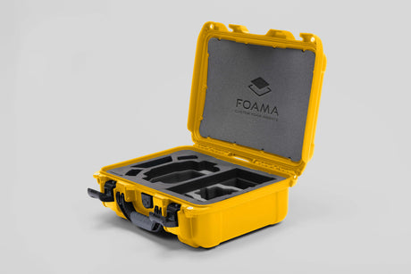 Foama Yellow / Black Foama DJI Mini 3 Pro & DJI Mini 4 Pro Waterproof Hard Carry-On Case